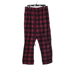 Size Large Red and Black Checkered Men's Pants 🔥